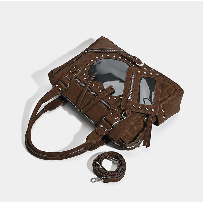 Punk Leopard Print Rivet Motor - огляд і ціна Leatherwork Rivets