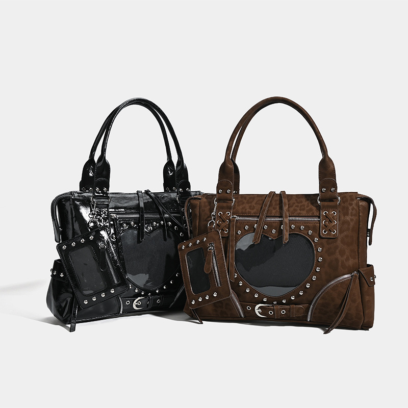 Punk Leopard Print Rivet Motor - огляд і ціна Leatherwork Rivets