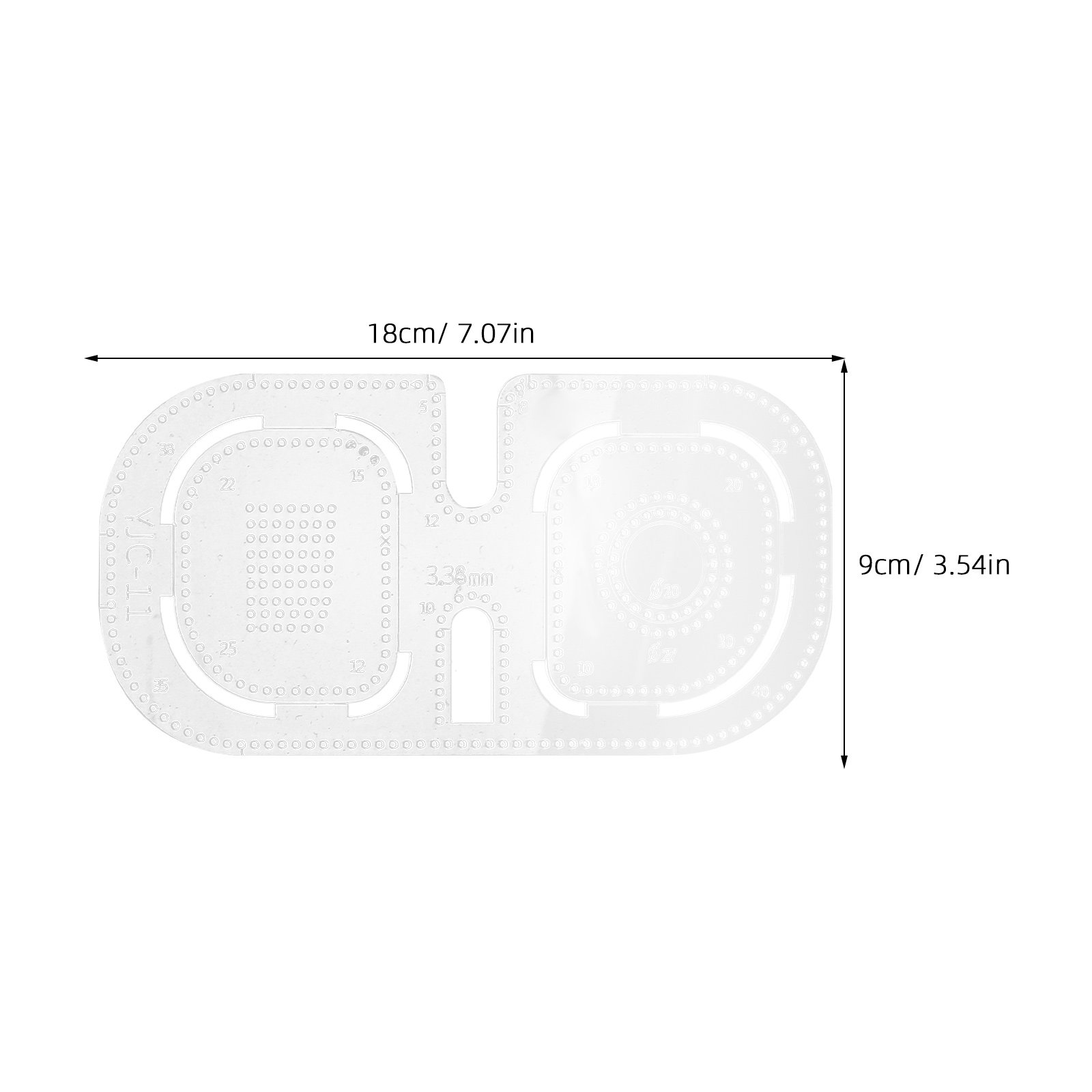 4Pcs Clear Acrylic Leatherwork - огляд і ціна Leatherworking Guide
