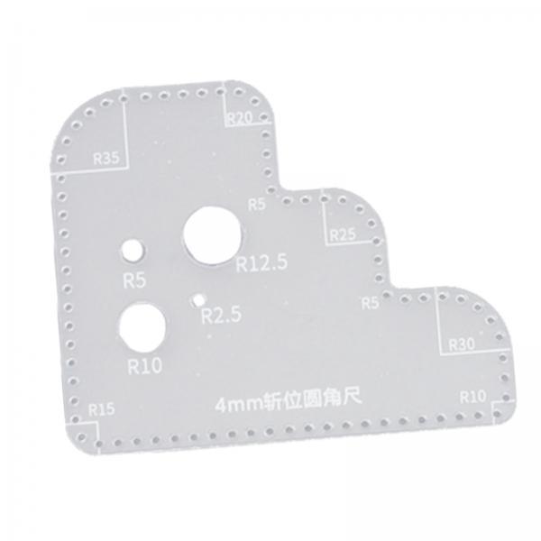 Clear Acrylic Circle Ruler Tem - огляд і ціна Leatherworking Guide
