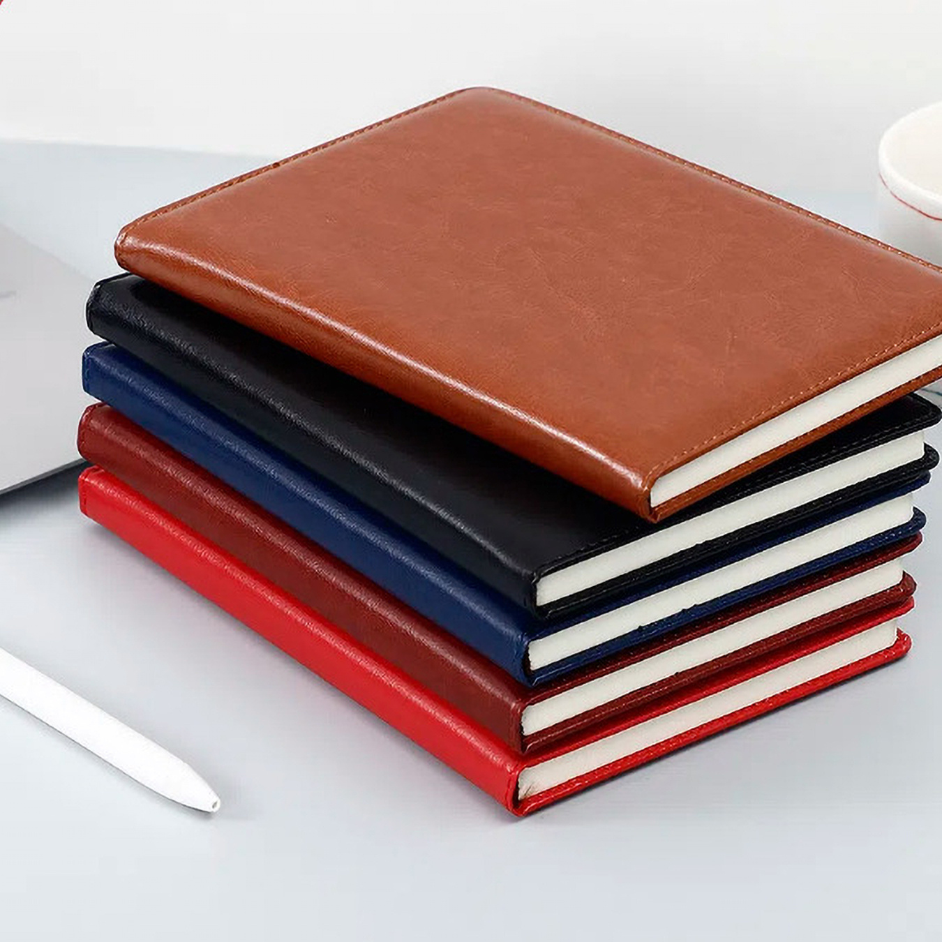 Floral PU Leather Journal with - огляд і ціна Leather Work Diary Covers