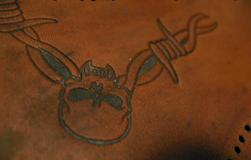 5pcs Thorns and skull pattern  - огляд і ціна Unique Leather Work