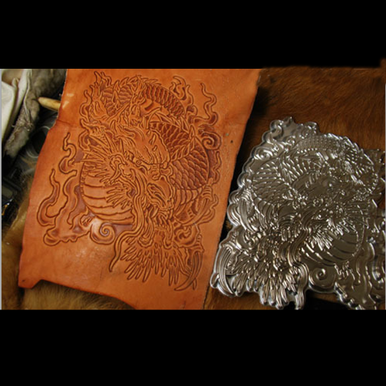 Dragon pattern Hand-work uniqu - огляд і ціна Unique Leather Work