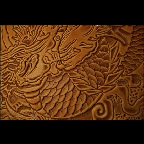 Dragon pattern Hand-work uniqu - огляд і ціна Unique Leather Work