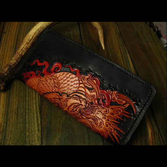 Dragon pattern Hand-work uniqu - огляд і ціна Unique Leather Work